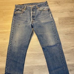 Vintage Levi’s 501
Waist:36
Length:34